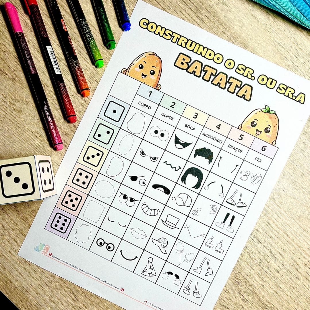 Construindo o Sr. ou Sr.a Batata
