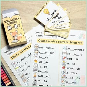 Qual é a letra correta: M ou N?