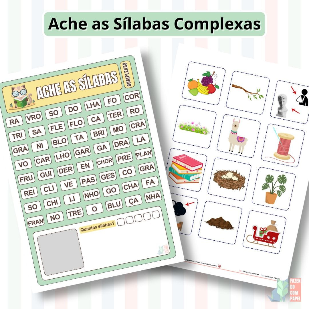 Ache as Sílabas Complexas