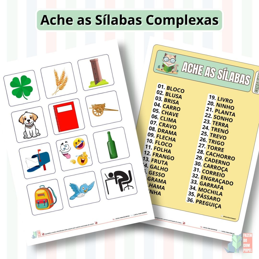 Ache as Sílabas Complexas - Imagem 2