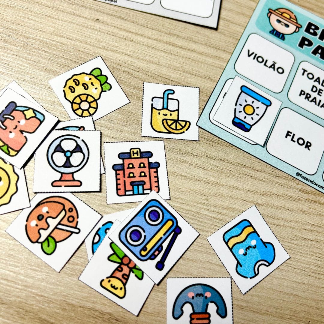 Bingo das Palavras - Férias - Imagem 8