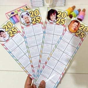 Calendário Marca Páginas 2025