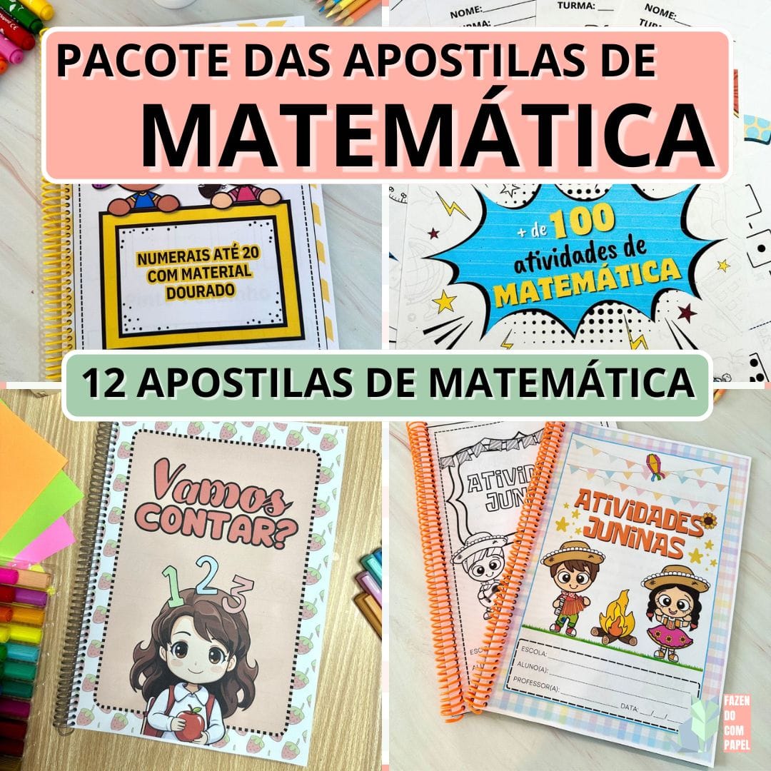 Pacote de Apostilas de Matemática