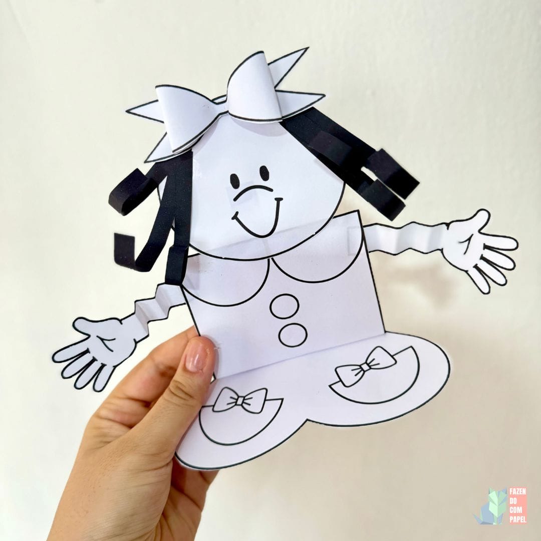 Atividade 3D Menina Bonita do Laço de Fita - Imagem 3