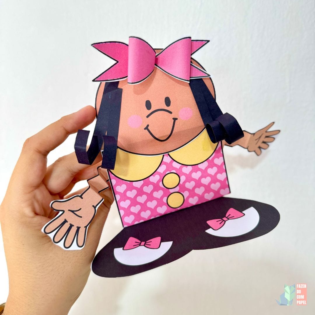 Atividade 3D Menina Bonita do Laço de Fita - Imagem 5