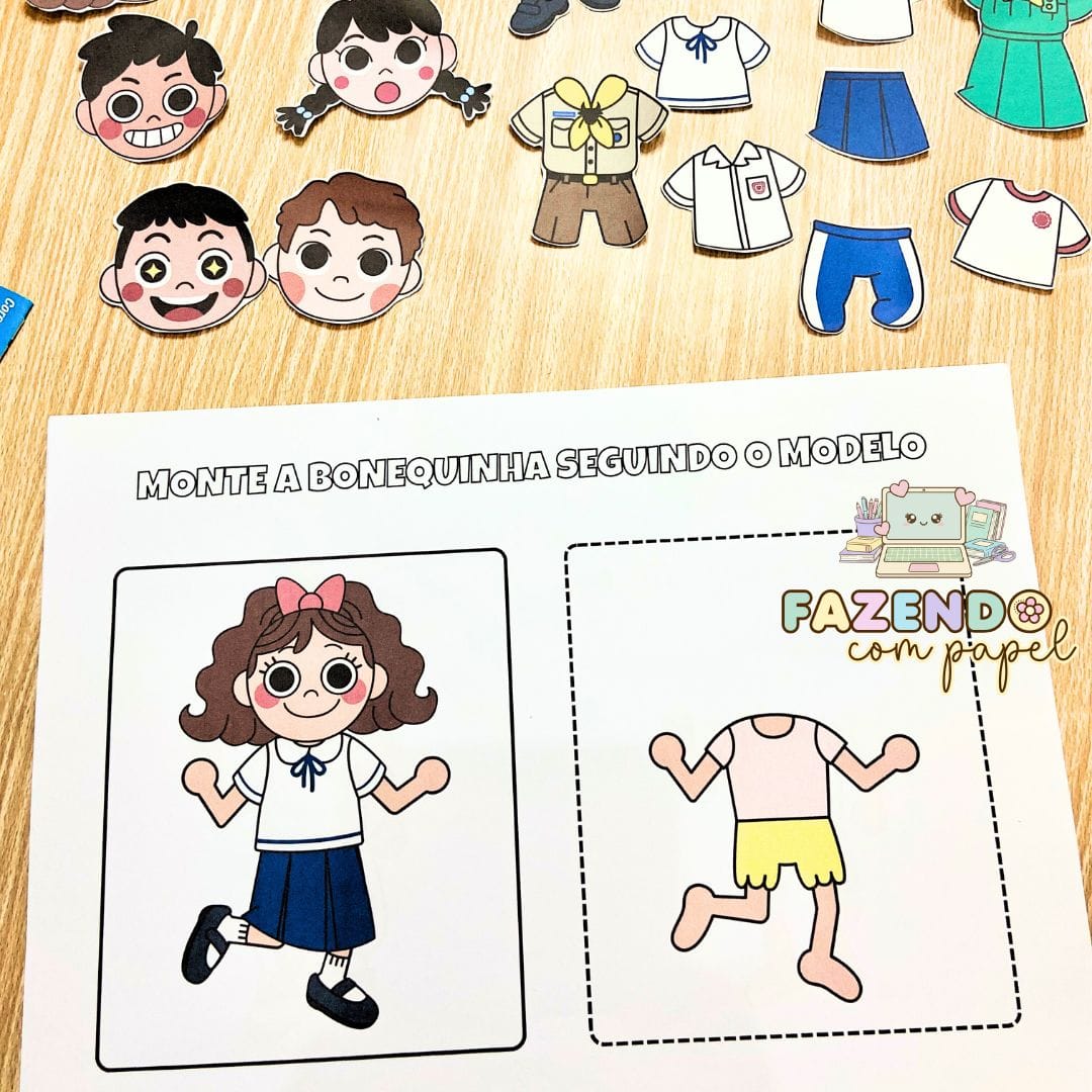 Bonequinhos para Montar