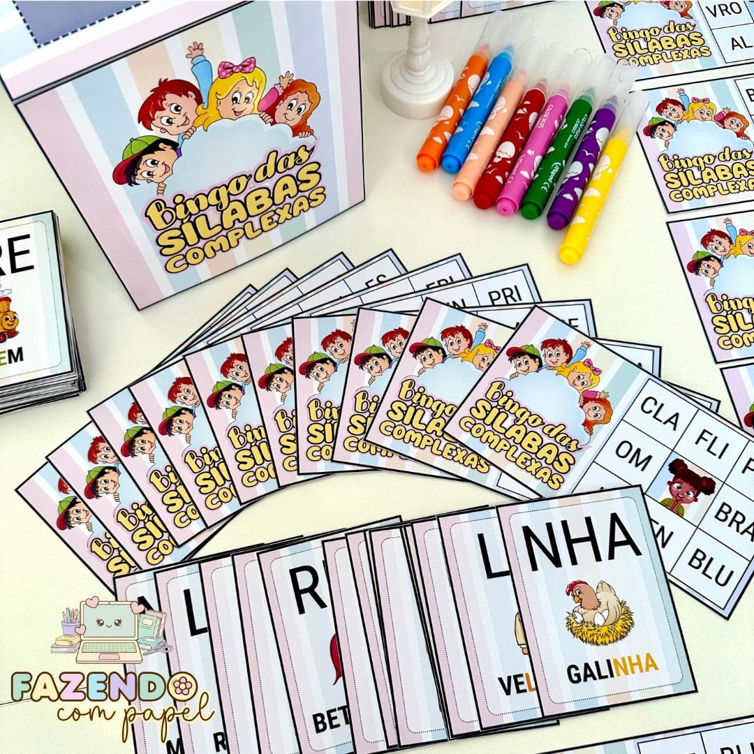 Bingo Sílabas Complexas