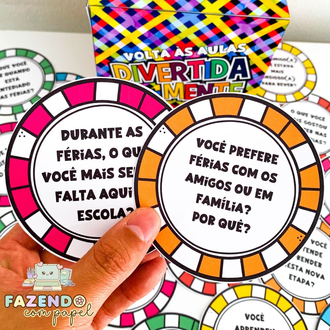 Dinâmica Volta às Aulas Divertidamente - Imagem 5