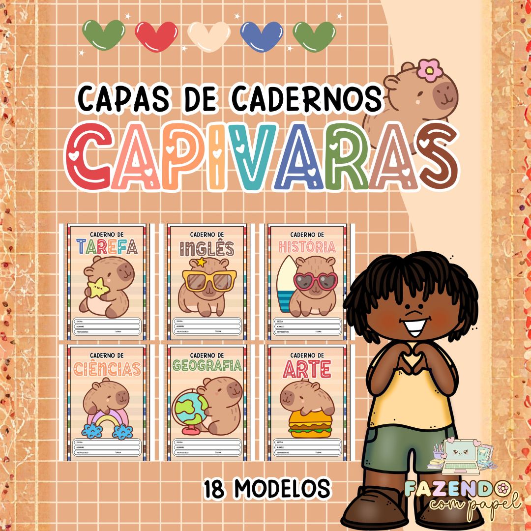 Capinhas Capivara Cute