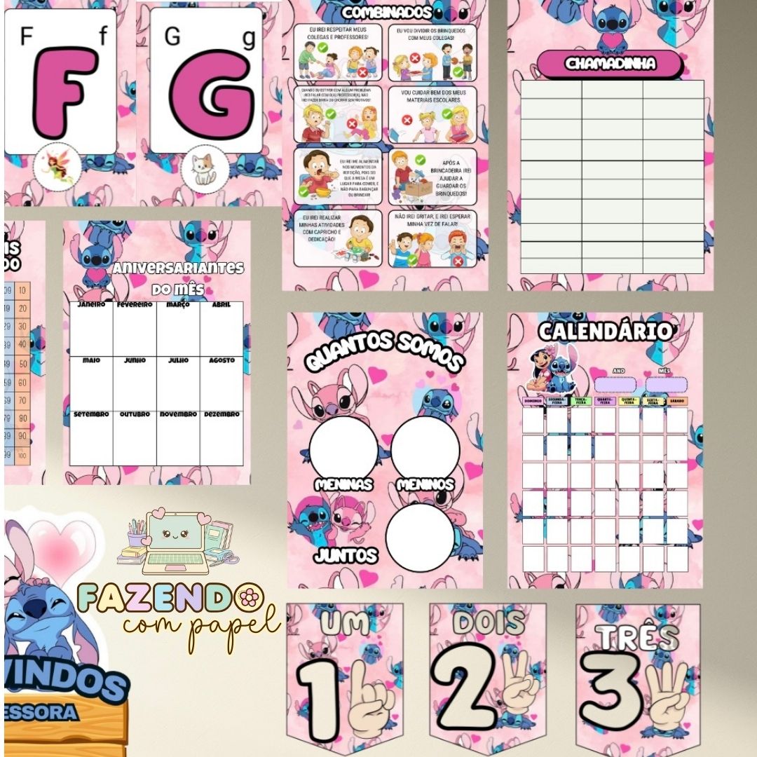 Kit Sala Stitch e Angel - Imagem 4