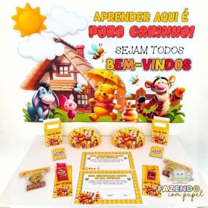Volta às Aulas Ursinho Pooh