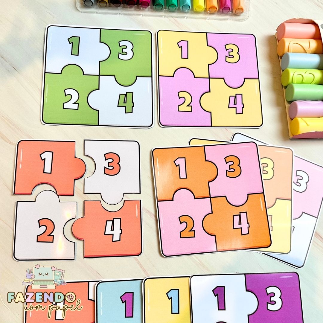 Combinando Cores e Números