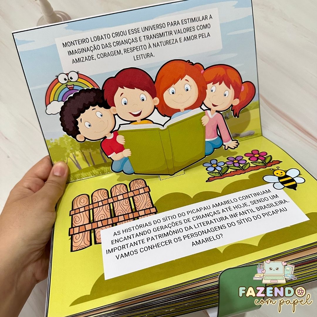 Livro 3D O Sítio do Pica-Pau Amarelo - Imagem 4