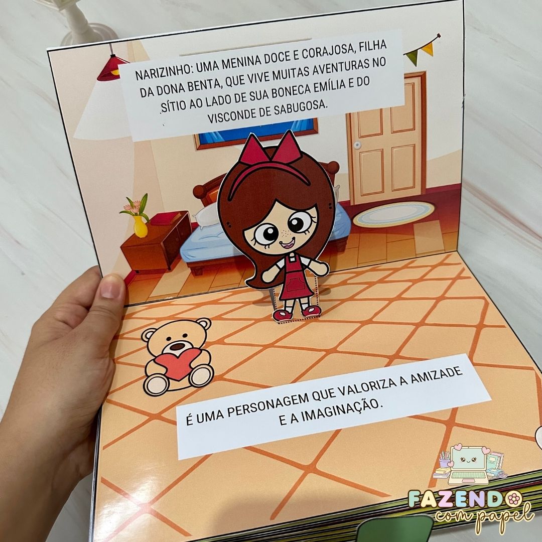 Livro 3D O Sítio do Pica-Pau Amarelo - Imagem 5