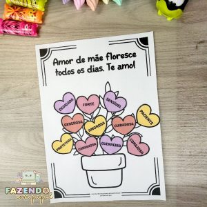 Atividade Dia das Mães Floresce