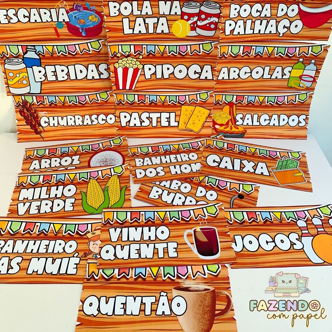 Plaquinhas Arraiá - Imagem 5