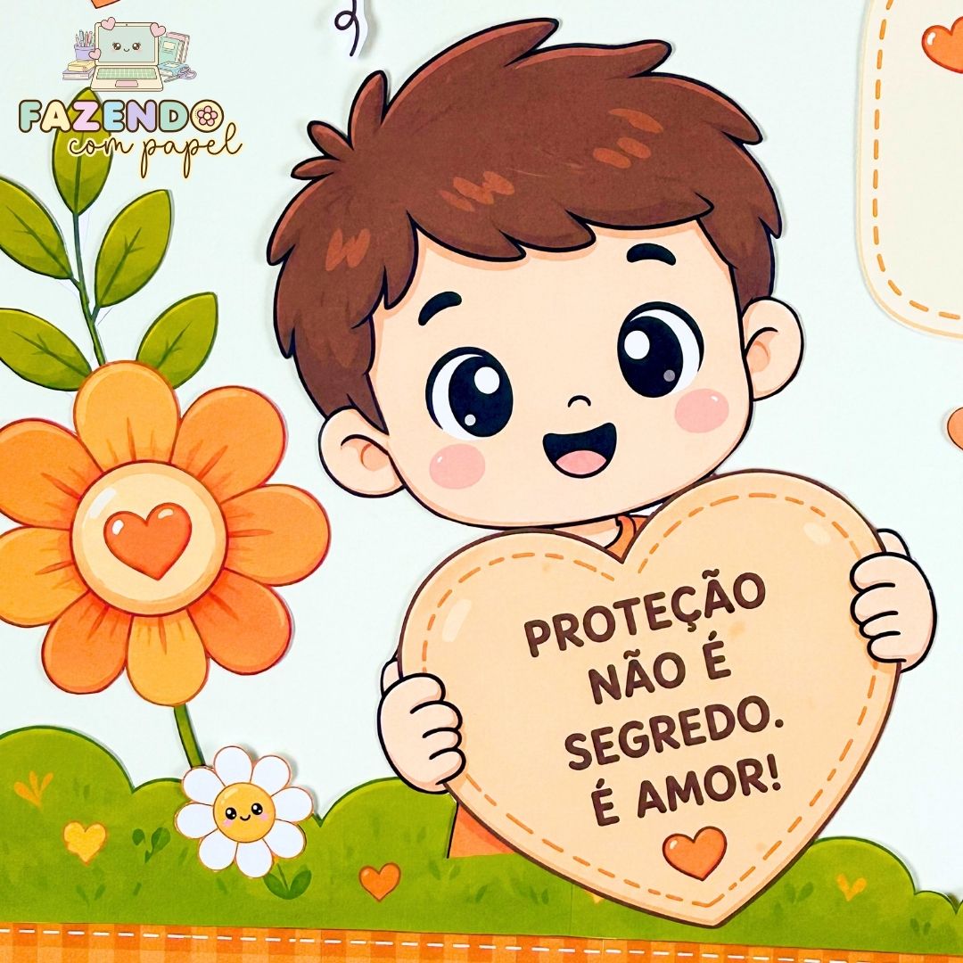 Painel Maio Laranja - Acolher, Cuidar e Proteger - Imagem 2